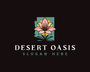 Arizona Flower Lily logo design