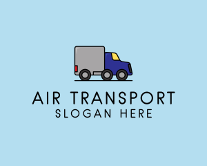 Truck Delivery Logistics logo design