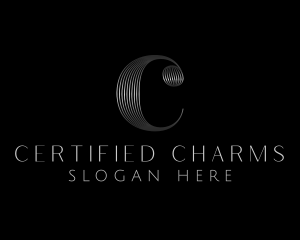 Elegant Luxe Hotel Letter C logo design