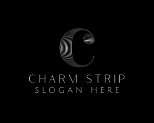 Elegant Luxe Hotel Letter C logo design