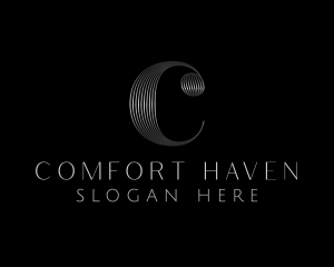 Elegant Luxe Hotel Letter C logo design