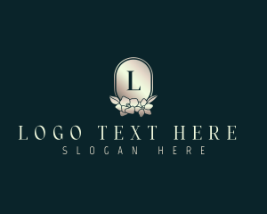 Luxury Flower Leaves logo