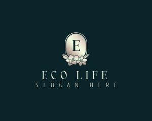 Luxury Flower Leaves logo design