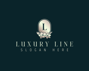 Luxury Flower Leaves logo design