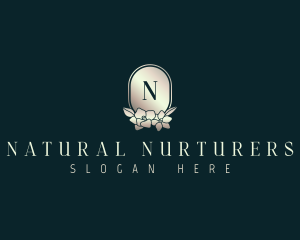 Luxury Flower Leaves logo design