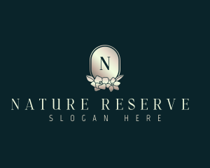 Luxury Flower Leaves logo design