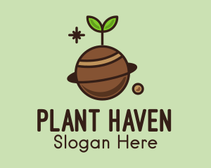 Soil Planet Sprout logo design