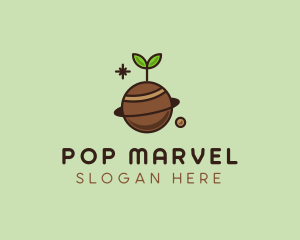 Soil Planet Sprout logo design