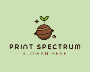 Soil Planet Sprout logo design