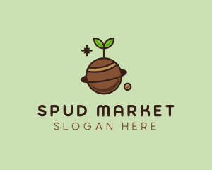 Soil Planet Sprout logo design