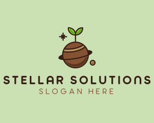 Soil Planet Sprout logo design