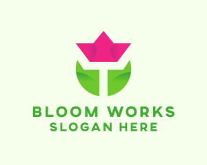 Tulip Flower Garden logo design