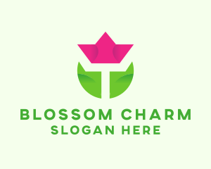 Tulip Flower Garden logo design