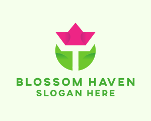 Tulip Flower Garden logo design