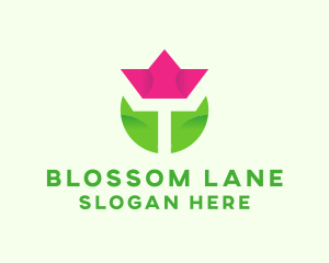 Tulip Flower Garden logo design