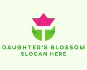 Tulip Flower Garden logo design