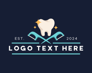 Tooth Dental Floss logo