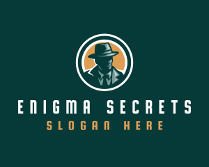 Mafia Detective Investigator logo design