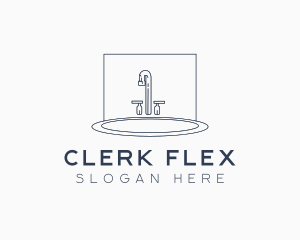 Bathroom Faucet Sink Logo