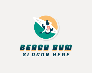 Surfing Surf Club logo design