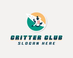 Surfing Surf Club logo design