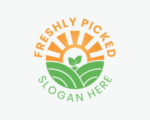 Sunrise Sprout Field logo design