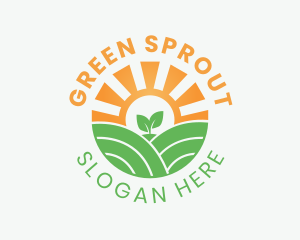 Sunrise Sprout Field logo design