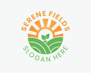 Sunrise Sprout Field logo design