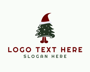 Christmas Holiday Hat Logo