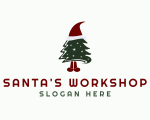 Christmas Holiday Hat logo design