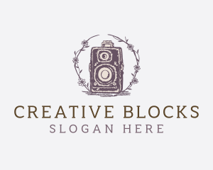 Vintage Camera Photography logo design