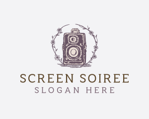 Vintage Camera Photography logo design