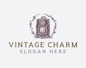 Vintage Camera Photography logo design