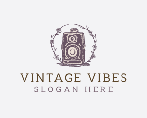 Vintage Camera Photography logo design