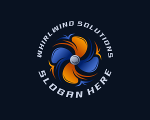 Propeller Fan Blade logo design