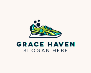 Running Shoes Sportswear Logo