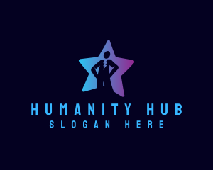 Star Human Leader  logo design