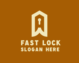 Home Security Keyhole logo design