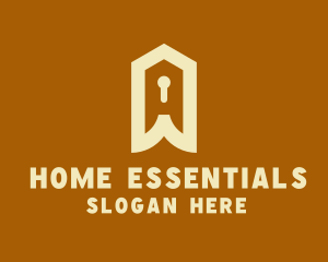 Home Security Keyhole logo design