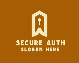 Home Security Keyhole logo design