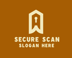 Home Security Keyhole logo design