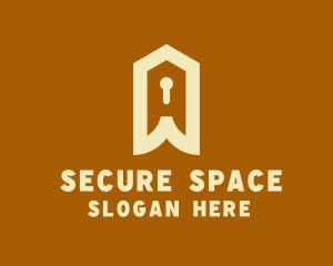 Home Security Keyhole logo design