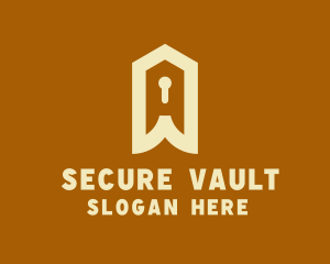 Home Security Keyhole logo design