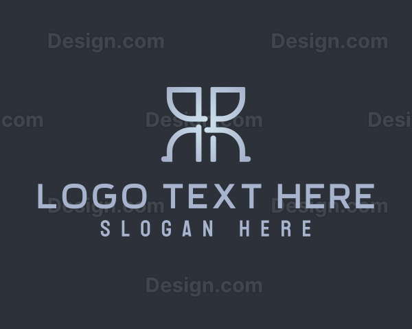 Modern Gradient Tech Logo