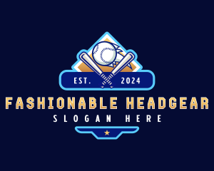 Baseball Sports League logo design