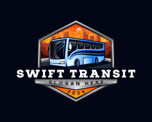 Transportation Bus Travel Tour logo