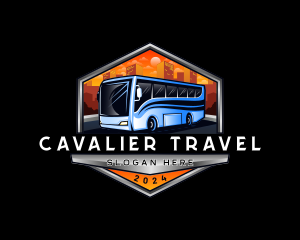 Transportation Bus Travel Tour logo design