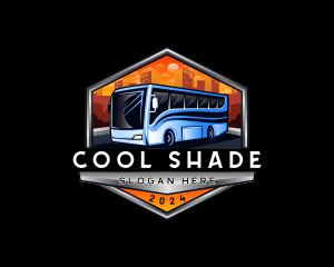 Transportation Bus Travel Tour logo design