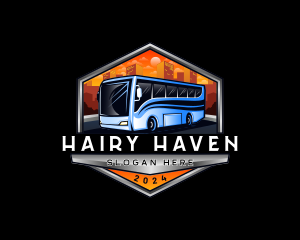 Transportation Bus Travel Tour logo design