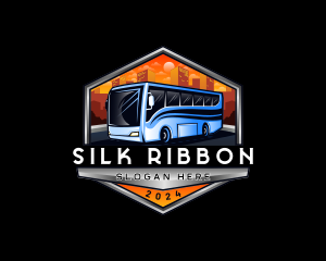 Transportation Bus Travel Tour logo design